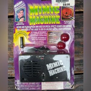 Vtg 1999 Mimic Machine Record and Playback Halloween Prop Take One Sealed Rare